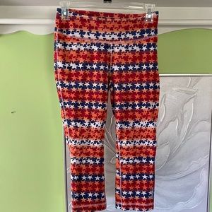 Reebok Red White and Blue Leggings